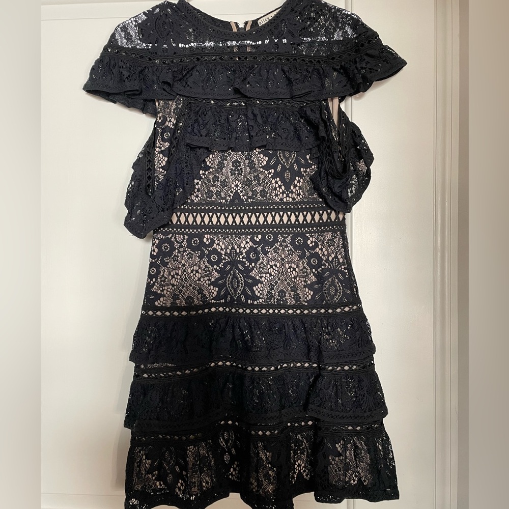 Alice and Olivia lace dress